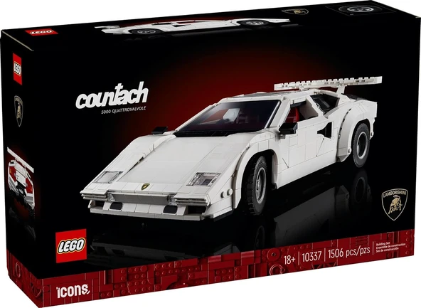 Lego Icons - 10337 Lamborghini Countach 5000 Quattrovalvole (1506 Parça) ürün görseli 1
