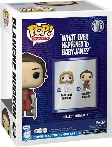 Funko Pop Figür Warner Bros 100Th Blanche Hudsun - Resim 3
