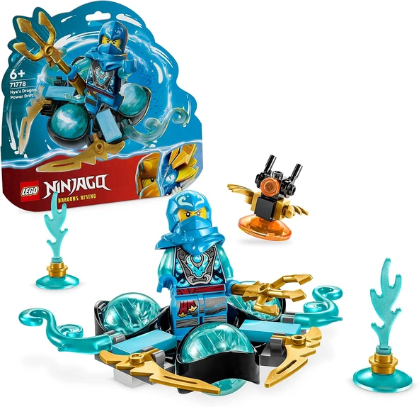 Lego 71778 Nya'Nın Ejderha Gücü Spinjitzu Drifti - Yeni. ürün görseli 1