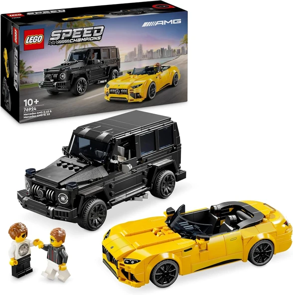 Lego Speed Champions Mercedes-Amg G 63 Ve Mercedes-Amg Sl 63 76924, 10 Yaş Ve Üzeri Araç Tutkunları ürün görseli 1