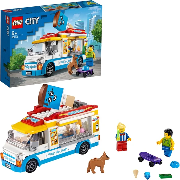 Lego City Dondurma Arabası 60253 - 5 Yaş Ve Üzeri Araçları Seven Çocuklar Için Yaratıcı Oyuncak Yapı ürün görseli 1