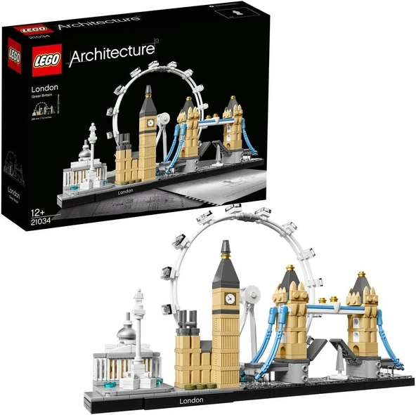 Lego Architecture Londra 21034 - Seyahat, Mimari Ve Tarih Meraklısı Yetişkinler Için Koleksiyonluk S ürün görseli 1