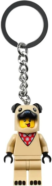 Lego 854158 French Bull Dog Guy Keyring ürün görseli 1
