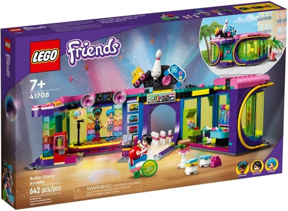 Lego® Friends Patenli Disko Salonu 41708-7 Yaş Ve Üzeri Için Andrea Dahil 3 Mini Bebek İçeren Oyunca ürün görseli 1