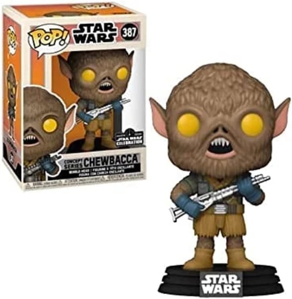 Funko Pop! #387 Star Wars Chewbacca - Concept Series - Galactic Convention Exclusive Edition 49372 ürün görseli 1