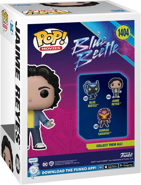 Funko Pop Figür Dc Blue Bettle - Jaime Reyes - Resim 3
