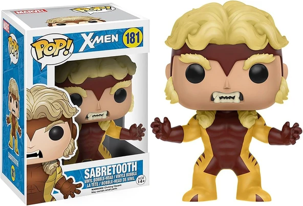 Funko Pop Marvel: X-Men - Sabretooth Şekil" ürün görseli 1