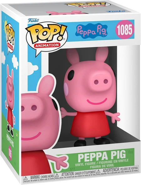 Funko 57798 Pop Animasyon: Peppa Pig- Peppa Domuz, Çok Renkli ürün görseli 1