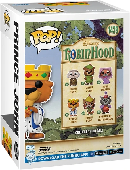 Funko Disney: Robin Hood - Prens John - Resim 3