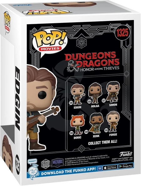 Funko Pop Movies Dungeons & Dragons Edgin - Resim 4