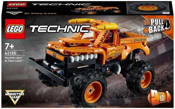 Lego® Technic Monster Jam™ El Toro Loco™ 42135 – Araçları Seven Çocuklar İçin 2’Si 1 Arada Yaratıcı ürün görseli 1