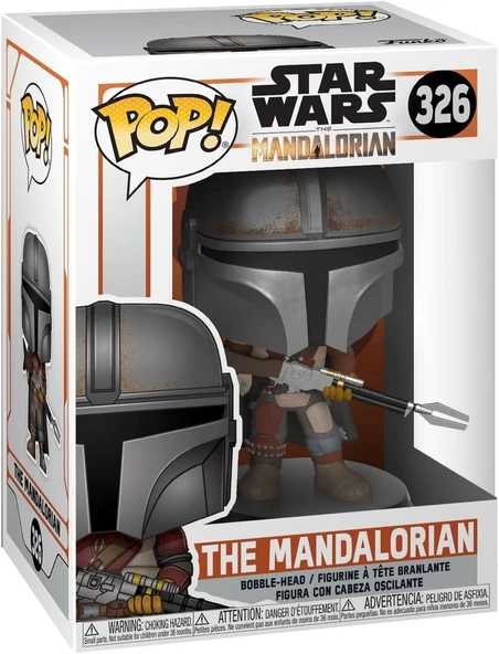 Funko Fgr-Pop Star Wars, Mandalorian, The Mandalorian Figürü ürün görseli 1