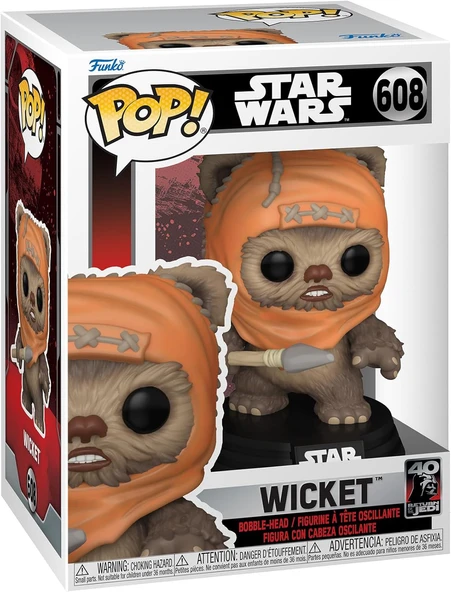 Funko Pop Figür - Star Wars: Return Of The Jedi 40Th Anniversary, Wicket ürün görseli 1