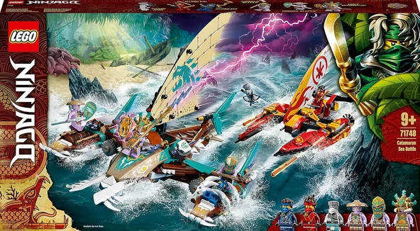 Lego Ninjago Katamaran Deniz Savaşı 71748 Yapım Seti; Katamaran Oyuncakları Içeren Ninja Oyun Seti ( ürün görseli 1