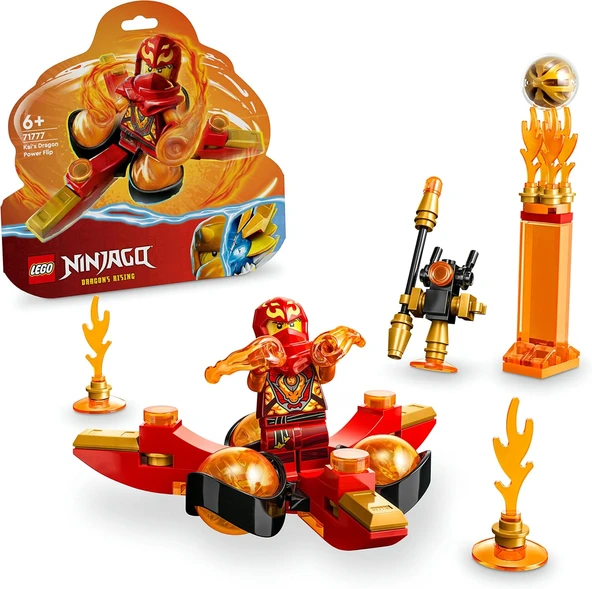 Lego® Ninjago® Kai’Nin Ejderha Gücü Spinjitzu Saltosu 71777 Oyuncak Yapım Seti (72 Parça) ürün görseli 1