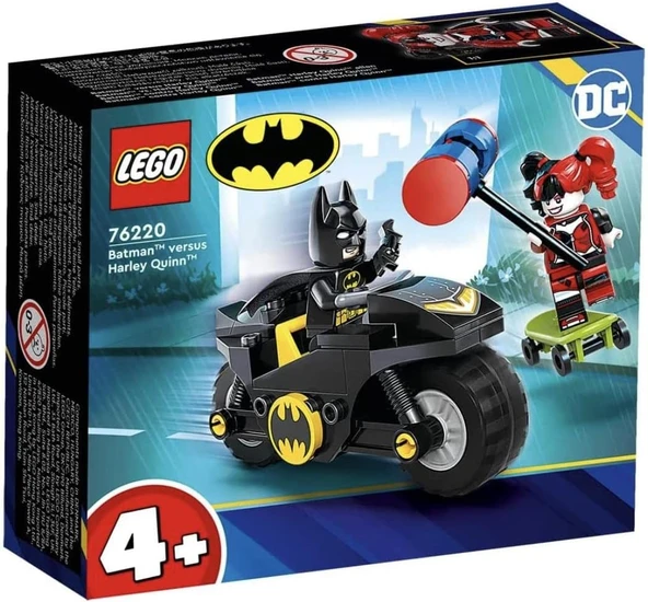 Lego 76220 Dc Batman Vs Harley Quinn, Kaykay Ve Oyuncak Motosiklet Ile Süper Kahraman Aksiyon Figürü ürün görseli 1