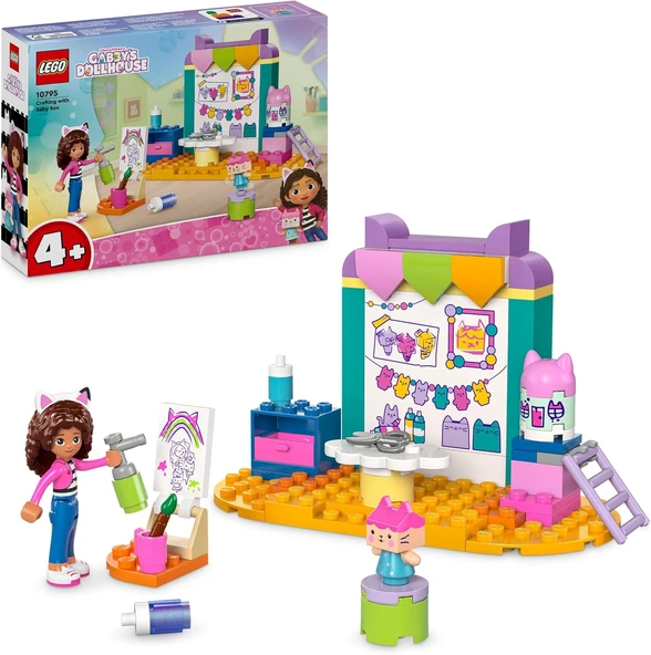 Lego 4+ Gabby’S Dollhouse Karton Yavru Kedi Ile El Sanatları 10795-4 Yaş Ve Üzeri Çocuklar Için Gabb ürün görseli 1