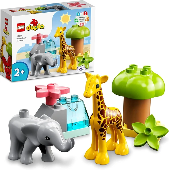 Lego Duplo Vahşi Afrika Hayvanları 10971 - 2 Yaş Ve Üzeri Çocuklar Için Safari Hayvanları Oyuncak Ya ürün görseli 1
