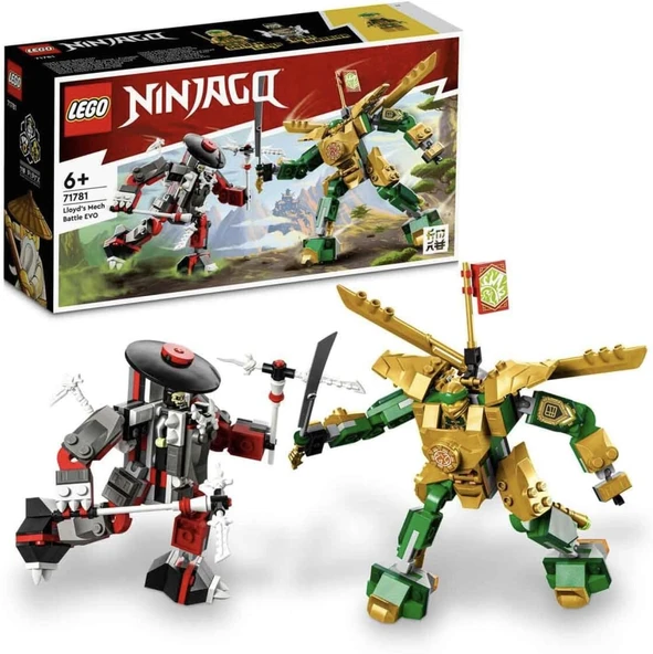 Lego® Ninjago® Lloyd’Un Robot Savaşı Evo 71781-6 Yaş Ve Üzeri Çocuklar Için Altın Lloyd Ve Kemik Sav ürün görseli 1