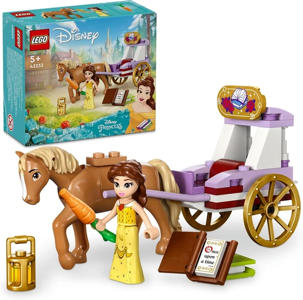 Lego ǀ Disney Princess Belle’In Hikaye Zamanı At Arabası 43233-5 Yaş Ve Üzeri Prensesleri Seven Çocu ürün görseli 1