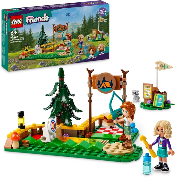 Lego Friends Macera Kampı Okçuluk Alanı 42622-6 Yaş Ve Üzeri Çocuklar Için Autumn Ve Nova Minifigürü ürün görseli 1