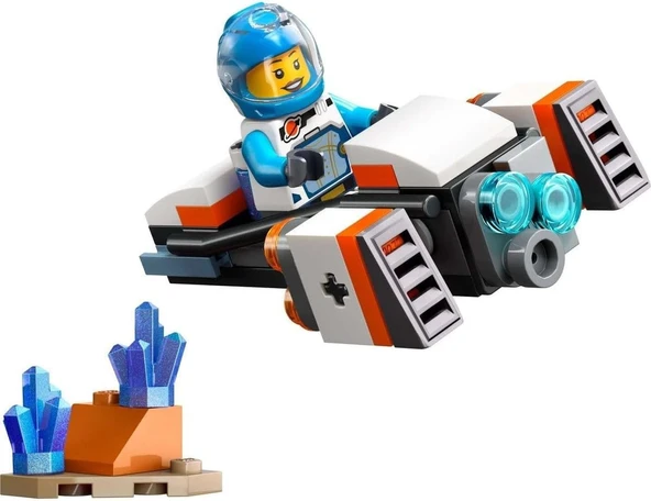 Lego City Space 30663 Space Hoverbike Polybag - Resim 2