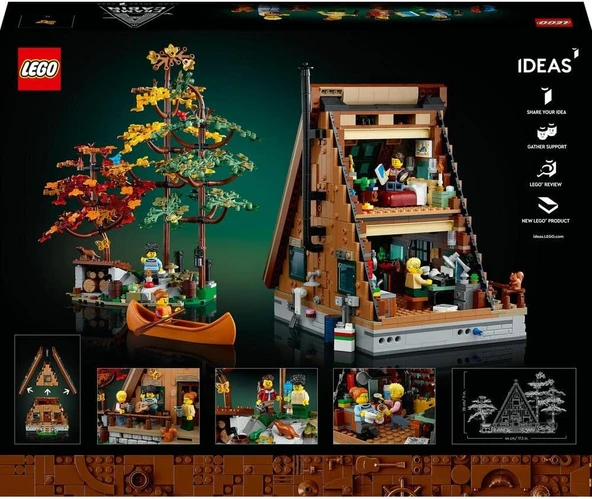 21338 Lego ® Ideas Dik Çatılı Kulübe - Resim 6