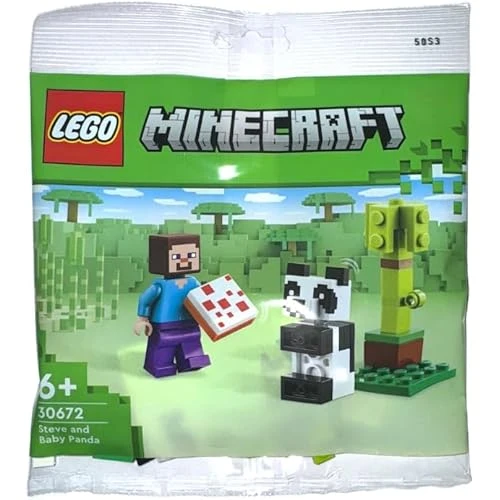 Lego Minecraft 30672 Steve And Baby Panda ürün görseli 1