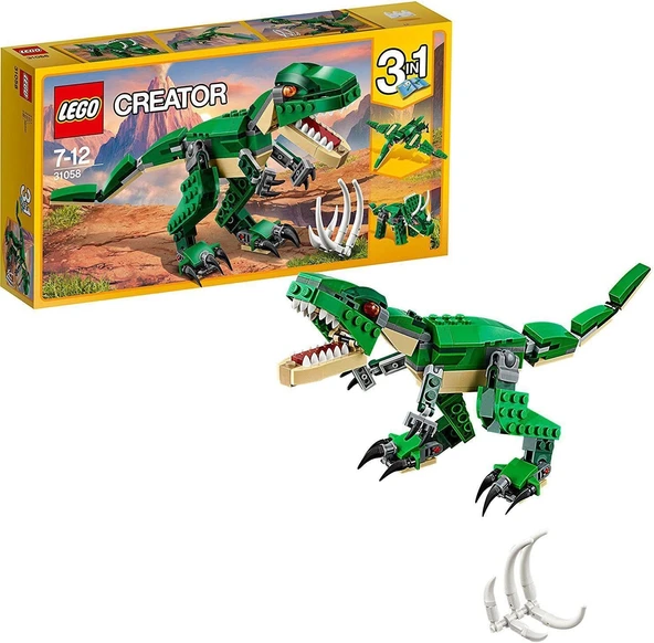 Lego Creator Muhteşem Dinozorlar 31058-7 Yaş Ve Üzeri Dinozorları Seven Çocuklar Için Yaratıcı Oyunc ürün görseli 1