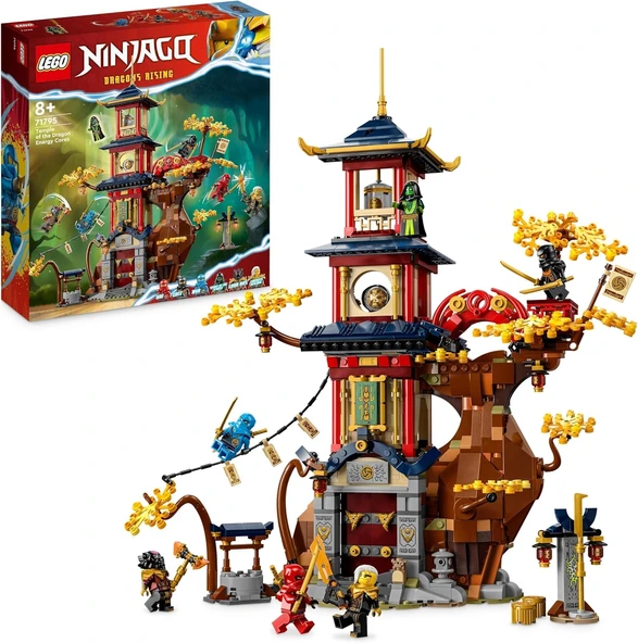 Lego Ninjago Ejderha Enerji Küreleri 71795-8 Yaş Ve Üzeri Çocuklar Için Bir Tapınak Ve 6 Minifigür İ ürün görseli 1