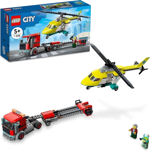 Lego® City Kurtarma Helikopteri Nakliyesi 60343-5 Yaş Ve Üzeri Çocuklar Için Oyuncak Yapım Seti (215 ürün görseli 1