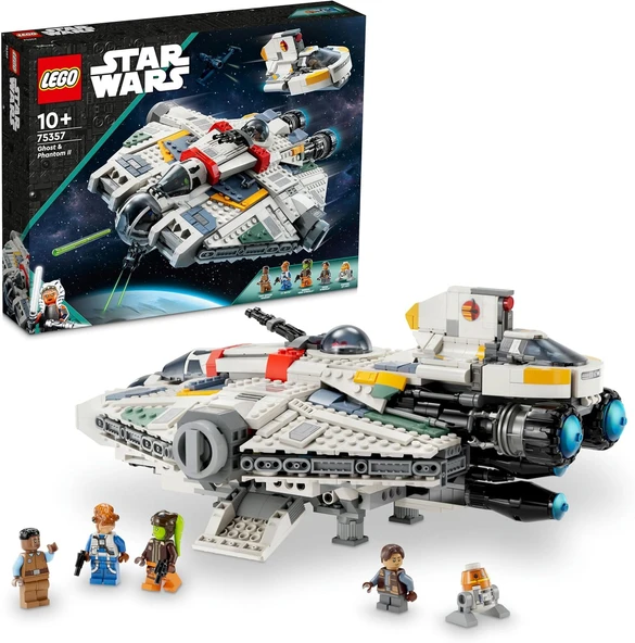 Lego® Star Wars: Ahsoka Ghost Ve Phantom Ii 75357-10 Yaş Ve Üzeri Star Wars Hayranı Çocuklar Için Ya ürün görseli 1
