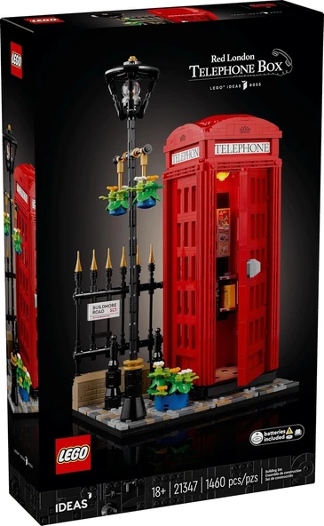 Lego Ideas 21347 Red London Telephone Box ürün görseli 1