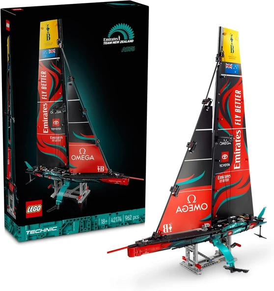 Lego Technic Emirates Team New Zealand Ac75 Yat 42174 - Yetişkinler Için Yelkenli Tekne Modeli Yapım ürün görseli 1