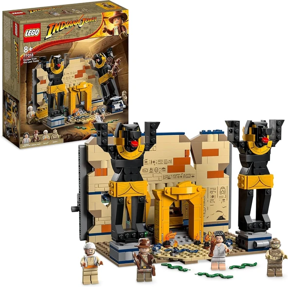 Lego Indiana Jones: Kayıp Mezardan Kaçış 77013 8 Yaş Ve Üzeri Çocuklar Için Tapınak Modeli Ve Indy M ürün görseli 1