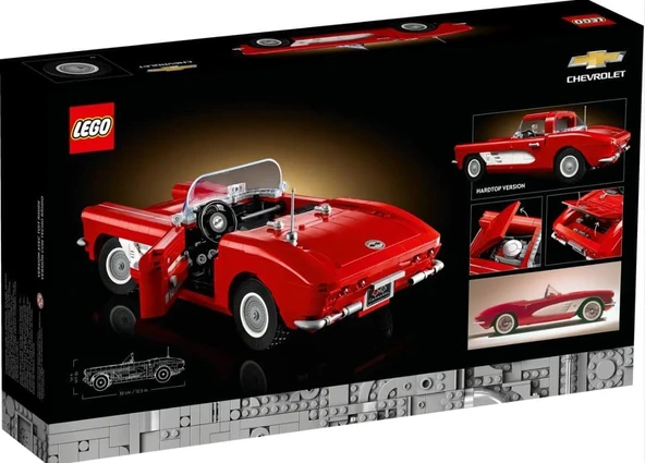 Lego® Icons Corvette 10321 - Resim 7