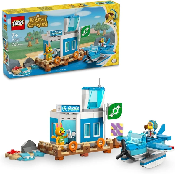 Lego Animal Crossing Dodo Airlines Ile Uçun 77051-7 Yaş Ve Üzeri Çocuklar İçin Uçak İçeren Oyuncak H ürün görseli 1