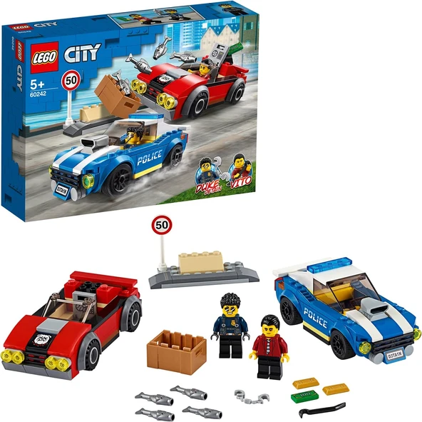 Lego City Polis Otobanda Tutuklama 60242 - Arabaları Seven Çocuklar Için Yaratıcı Oyuncak Yapım Seti ürün görseli 1