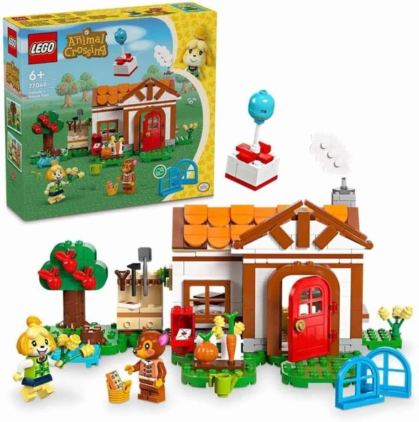 Lego® Animal Crossing™ Isabelle Ev Ziyaretinde 77049-6 Yaş Ve Üzeri Çocuklar Için İnşa Edilebilen Ya ürün görseli 1