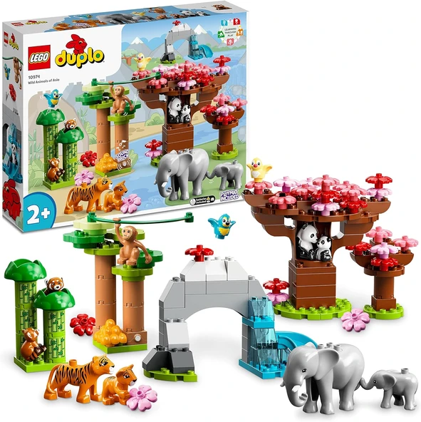 Lego® Duplo® Vahşi Asya Hayvanları 10974-2 Yaş Ve Üzeri Çocuklar Için Vahşi Hayvan Oyuncak Yapım Set ürün görseli 1