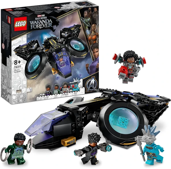Lego® Marvel Shuri'Nin Güneş Kuşu 76211-8 Yaş Ve Üzeri Çocuklar Için Black Panther Gemisinin Oyuncak ürün görseli 1
