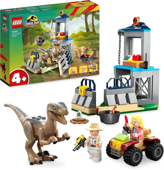 Lego Lego® Jurassic World Velociraptor Kaçışı 76957-4 Yaş Ve Üzeri Çocuklar Için Yaratıcı Oyuncak Ya ürün görseli 1