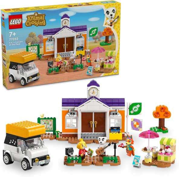 Lego Animal Crossing K.K. Meydan Konseri 77052-7 Yaş Ve Üzeri Çocuklar İçin Kafe Ve Araç İçeren Oyun ürün görseli 1