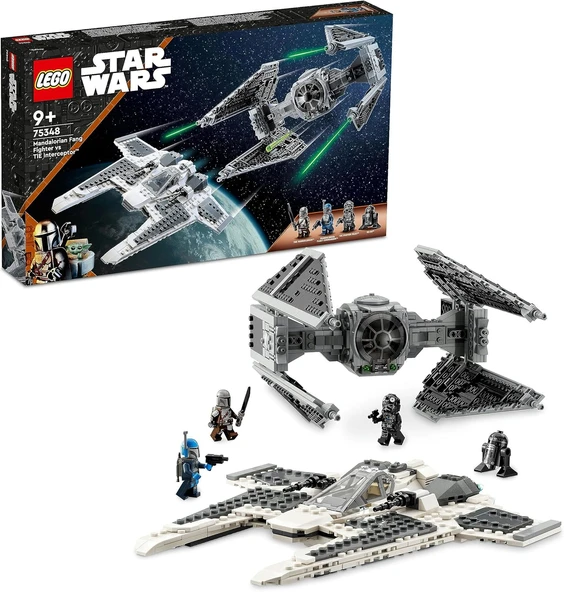 Lego® Star Wars™ Mandalorian Fang Fighter Tie Interceptor™'A Karşı 75348-9 Yaş Ve Üzeri Çocuklar Içi ürün görseli 1