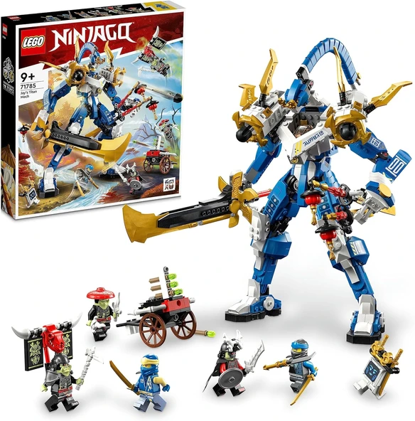 Lego® Ninjago® Jay’In Titan Robotu 71785-9 Yaş Ve Üzeri Çocuklar Için Oyuncak Savaş Robotu Ve Ninja ürün görseli 1
