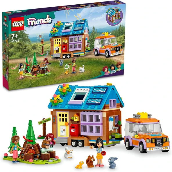 Lego® Friends Mobil Küçük Ev 41735-7 Yaş Ve Üzeri Çocuklar Için 3 Mini Bebek Ve Evcil Hayvan Karakte ürün görseli 1