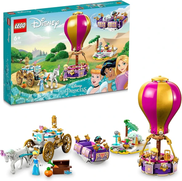 Lego® │ Disney Princess Prensesin Büyülü Yolculuğu 43216-6 Yaş Üzeri İçin Rapunzel, Yasemin Ve Sindi ürün görseli 1
