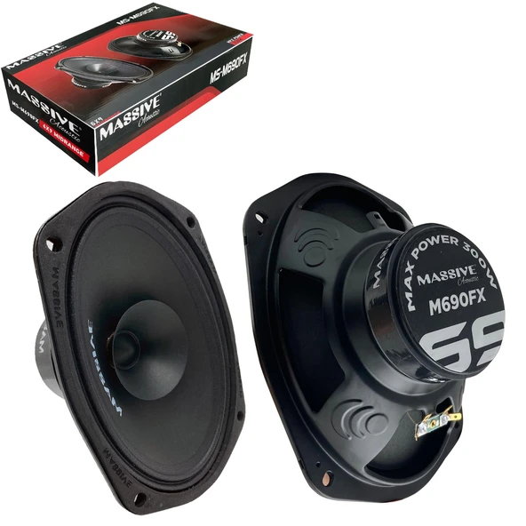MASSİVE MS-M690FX 300W 120RMS ÇİFT ürün görseli 1