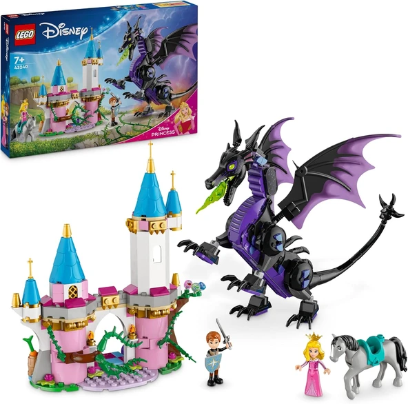 Lego Disney Princess Malefiz’In Ejderha Formu 43240 – 7 Yaş Ve Üzeri Uyuyan Güzel Hayranları Için Ya ürün görseli 1