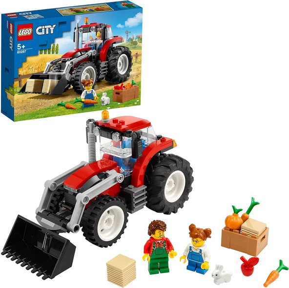 Lego City Traktör 60287 -5 Yaş Ve Üzeri Çocuklar İçin Çiftçi Minifigürü İçeren Yaratıcı Oyuncak Yapı ürün görseli 1